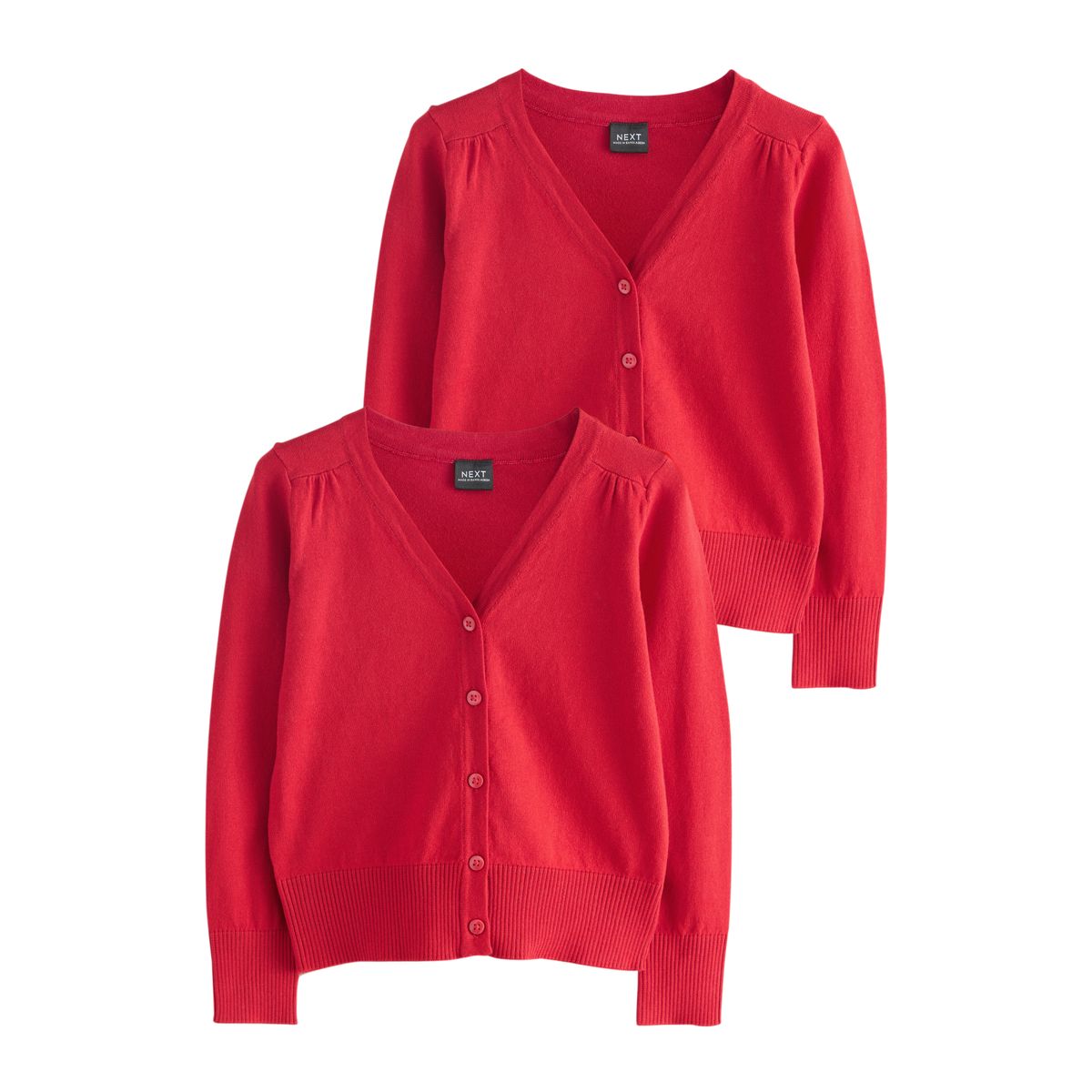 Cardigan à col en v coton riche, NEXT