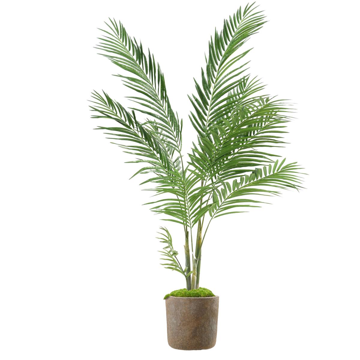 Palmier Areca artificiel H 160 cm D 100 cm, ARTIFICIELLES