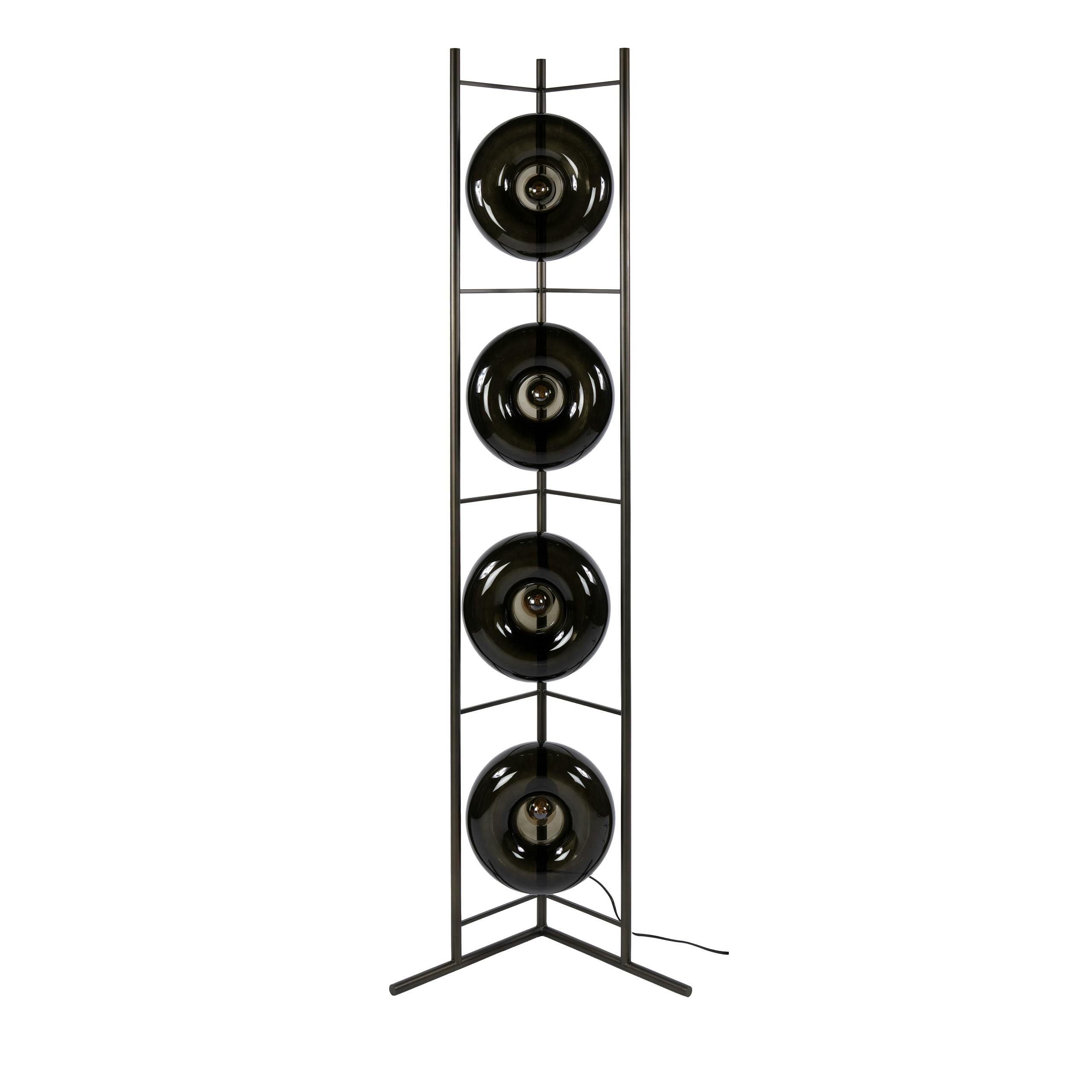 Lampadaire en verre 4 abat-jour NIAGARA, PIER IMPORT
