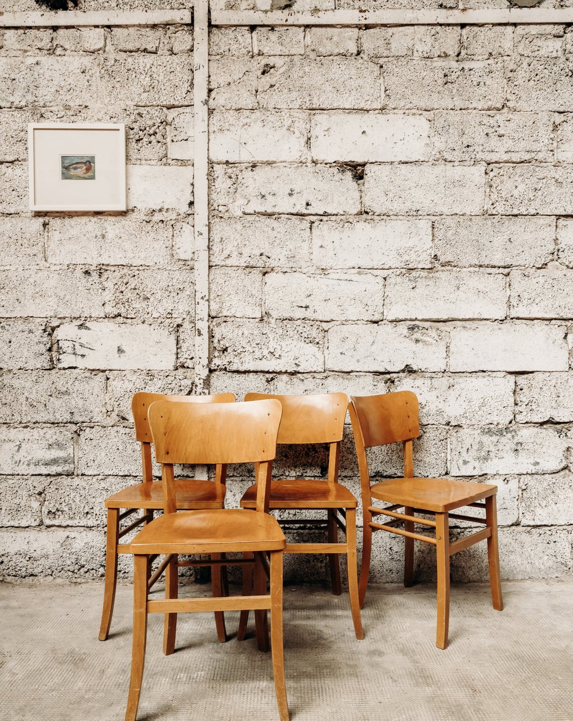 Lot de 4 chaises bistrot Claude N°573 - Bon état, DEBONGOUT