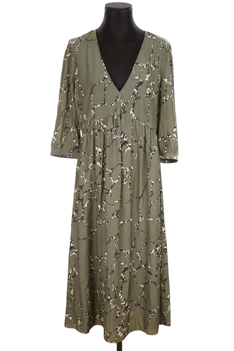 Robe Mousse Ji Kaki Taille 36 - Occasion Très Bon état