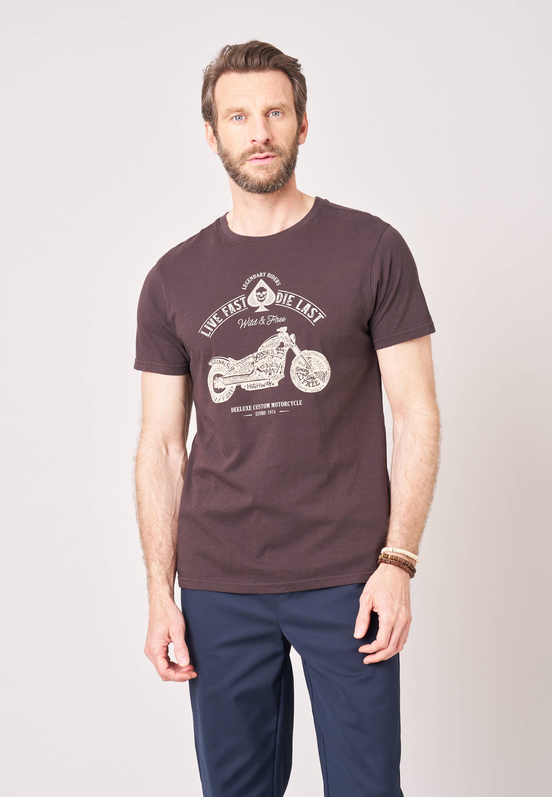 T-shirt homme en 100% coton PARK, DEELUXE