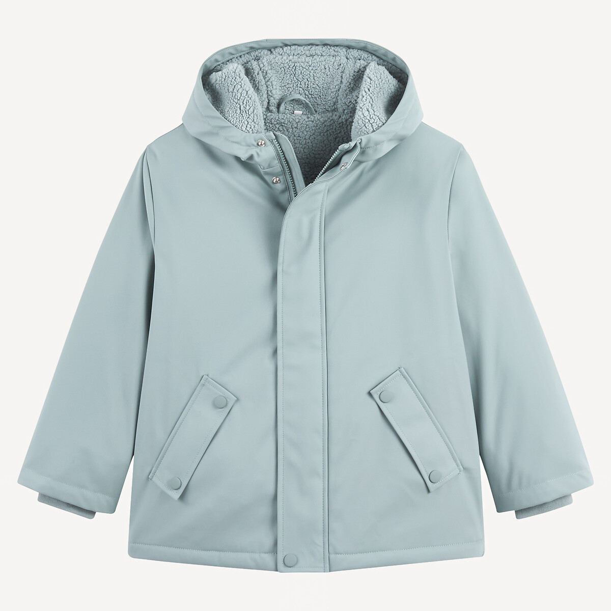 Coupe-vent doublé sherpa à capuche