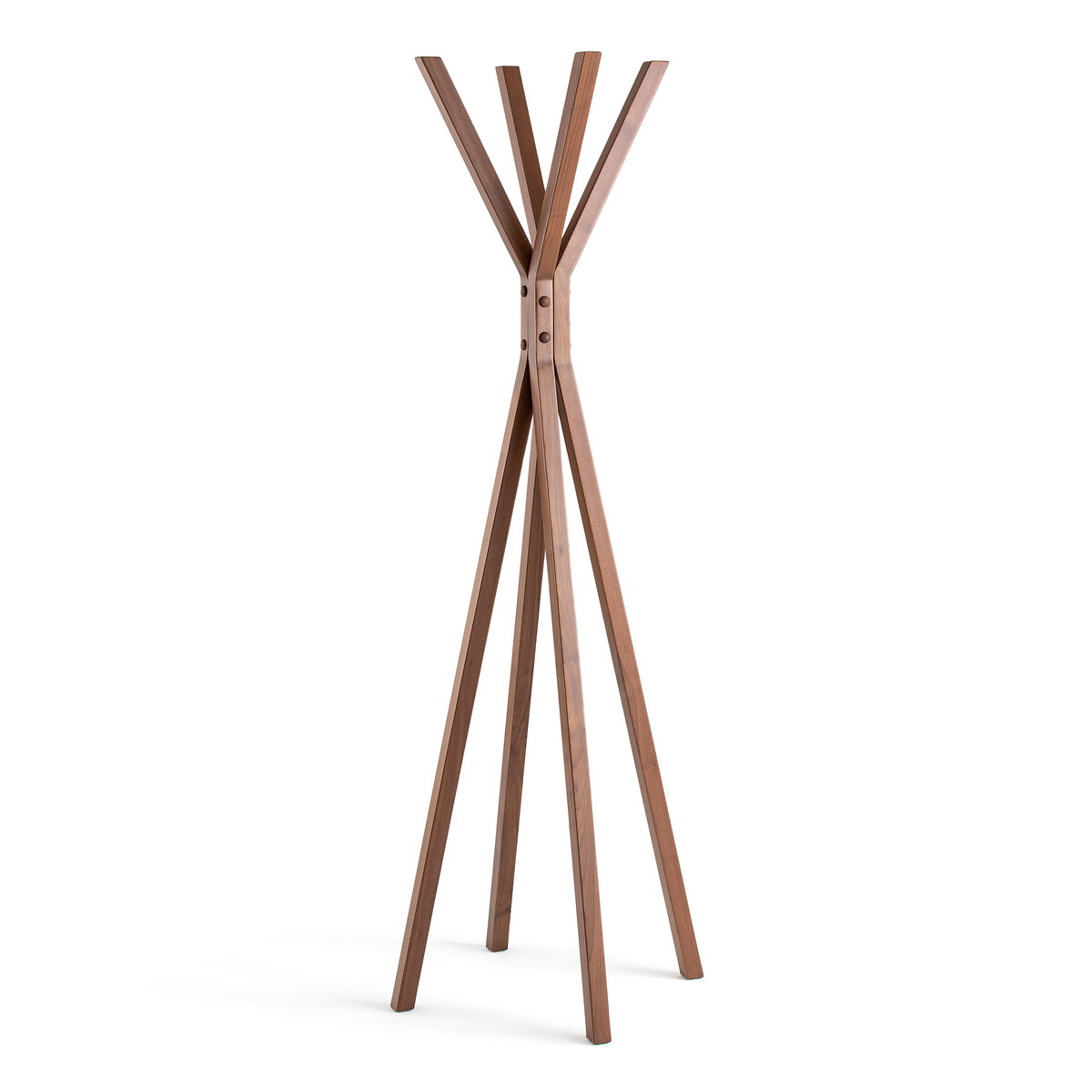Product photograph of Ramo Walnut Coat Stand from La Redoute UK