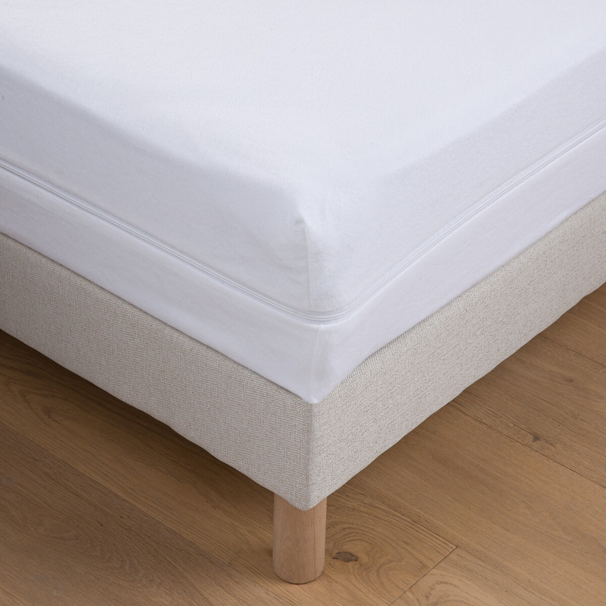 Protège-matelas housse imperméable anti-acarien Couleur blanc La Redoute  Interieurs