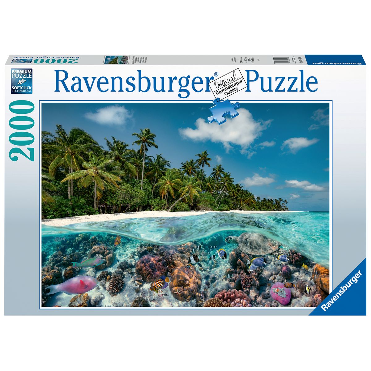 Puzzle 2000 p - une plongée aux maldives Ravensburger