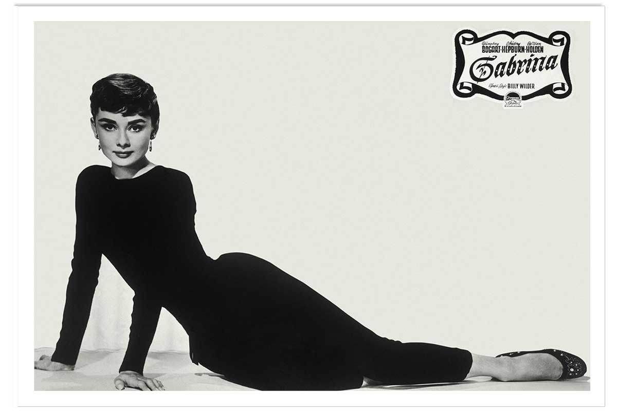 Affiche cinéma Audrey Hepburn Sabrina 1954, HEXOA