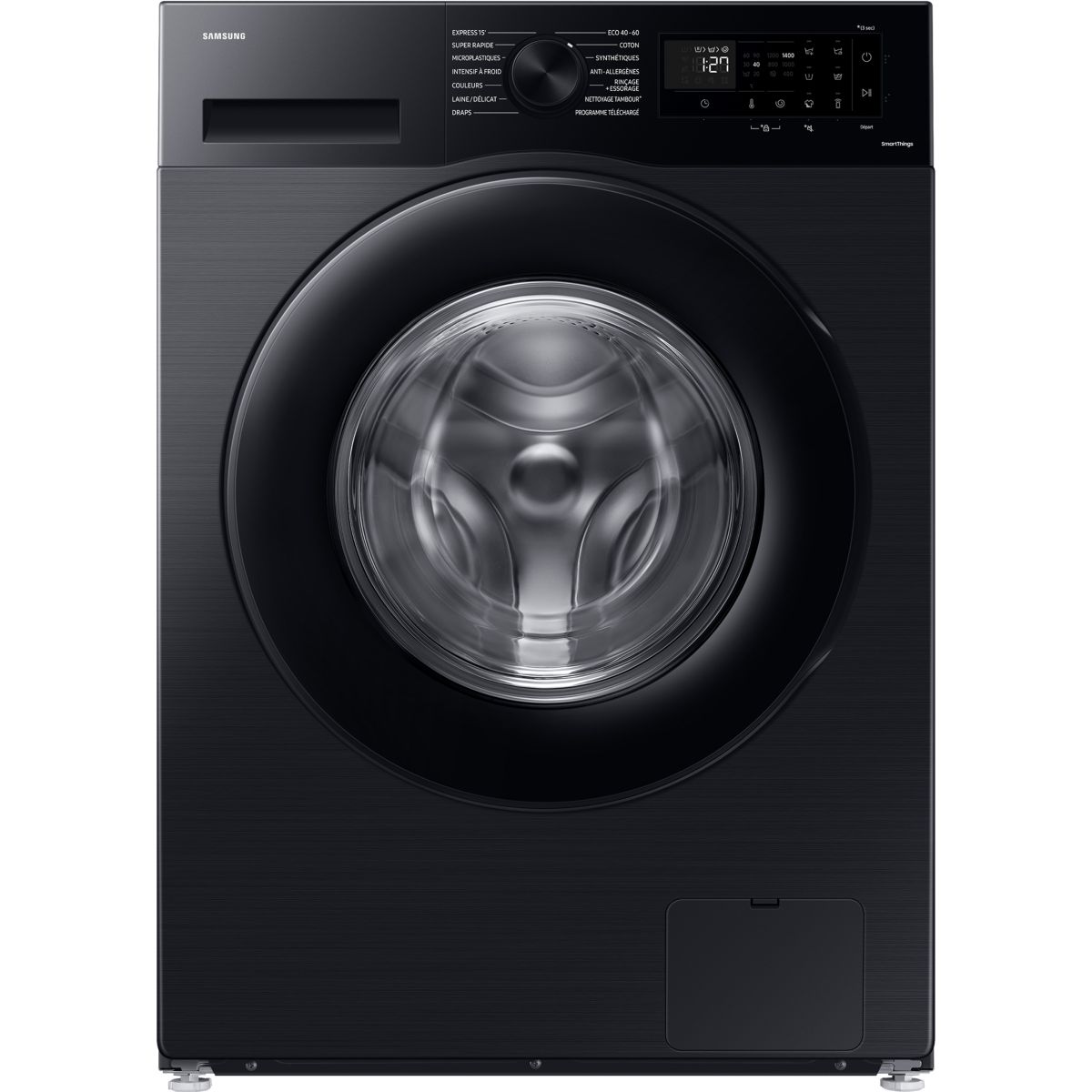 Lave linge hublot WW11DG5B25AB - 11 kg - 1400 tr/min - Classe A - Moteur induction - Noir - Connecté - Bespoke AI, SAMSUNG