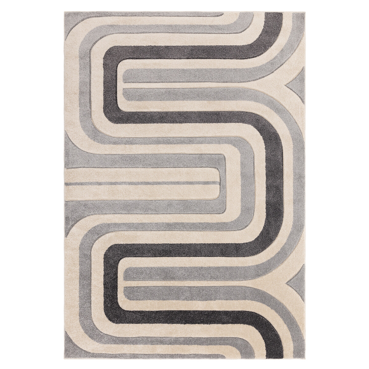 Contour Abstract Pattern Rug, ÉDITÉ