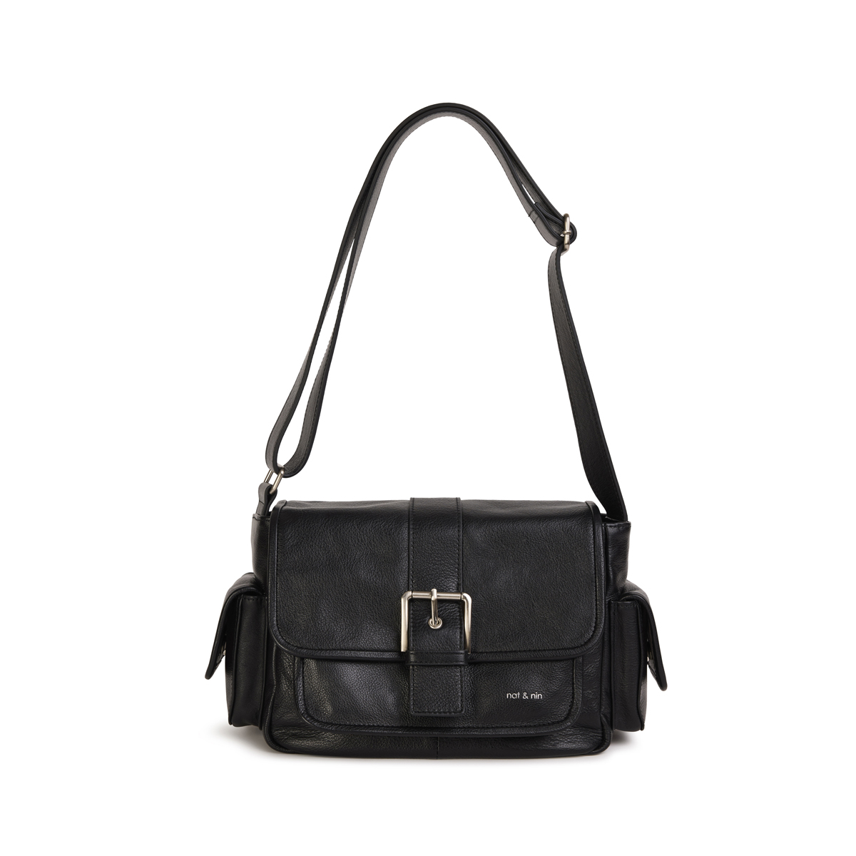 Sac à bandoulière en cuir JOY, NAT & NIN