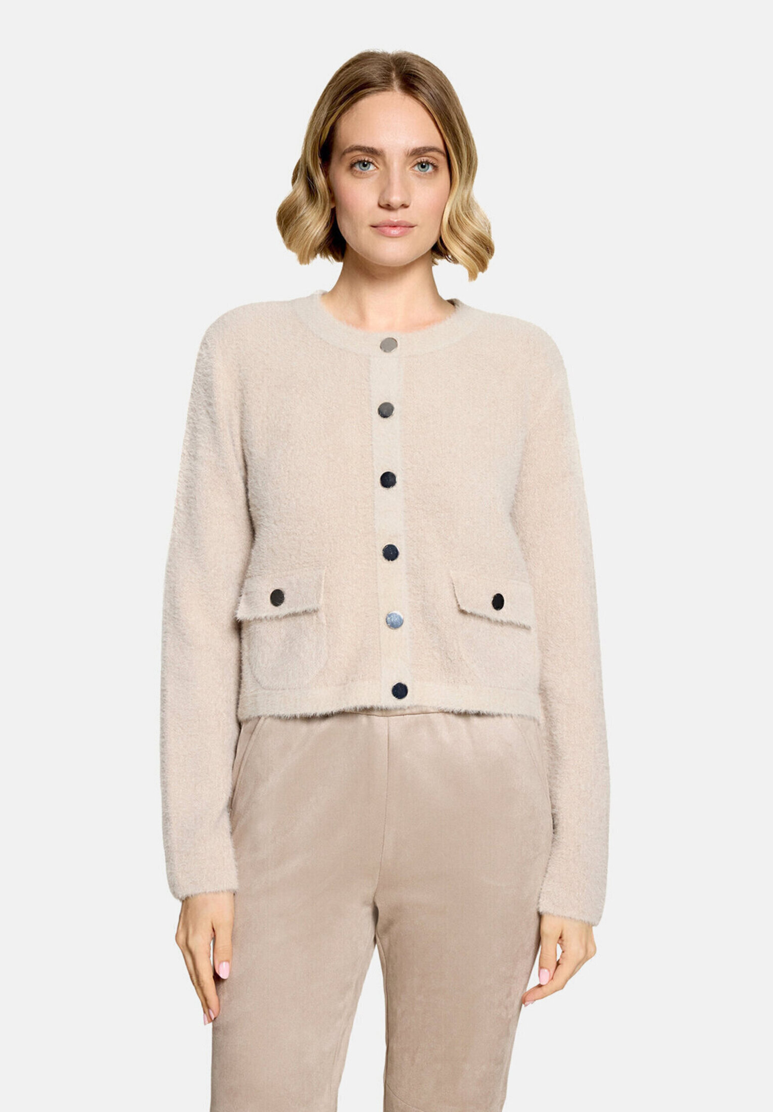Cardigan en maille à poches plaquées, BETTY BARCLAY