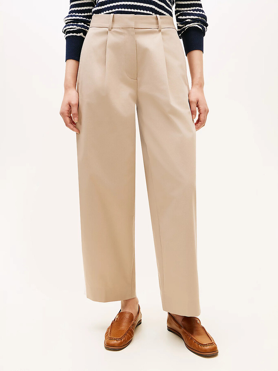 Pantalon chino barrel, TOMMY HILFIGER