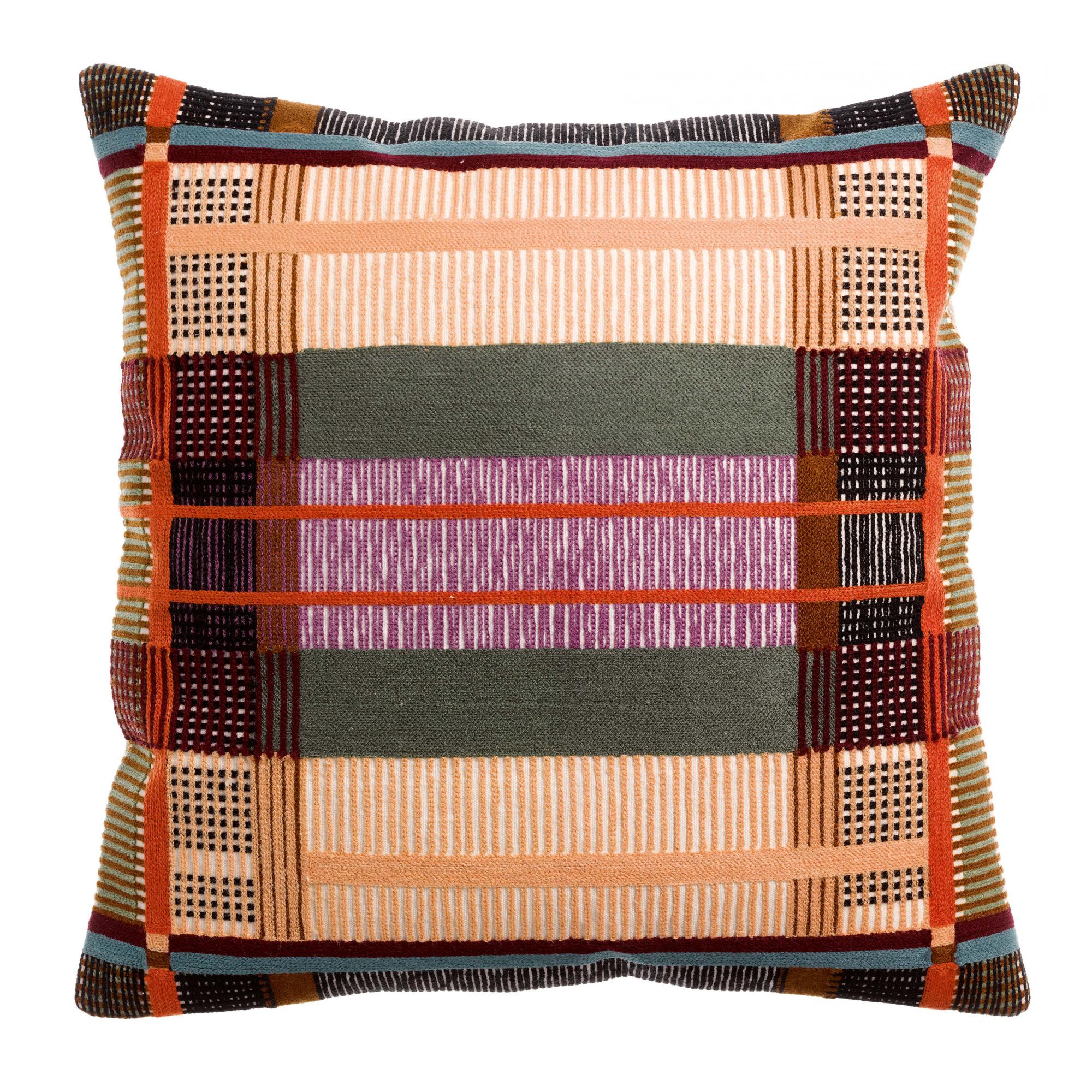 Coussin brodé Kaël, VIVARAISE