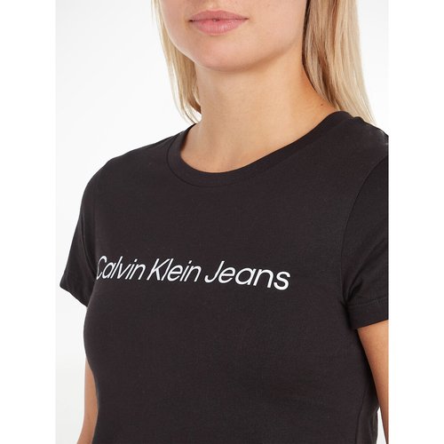 T-shirt mit rundem ausschnitt schwarz Calvin Klein Jeans | La Redoute