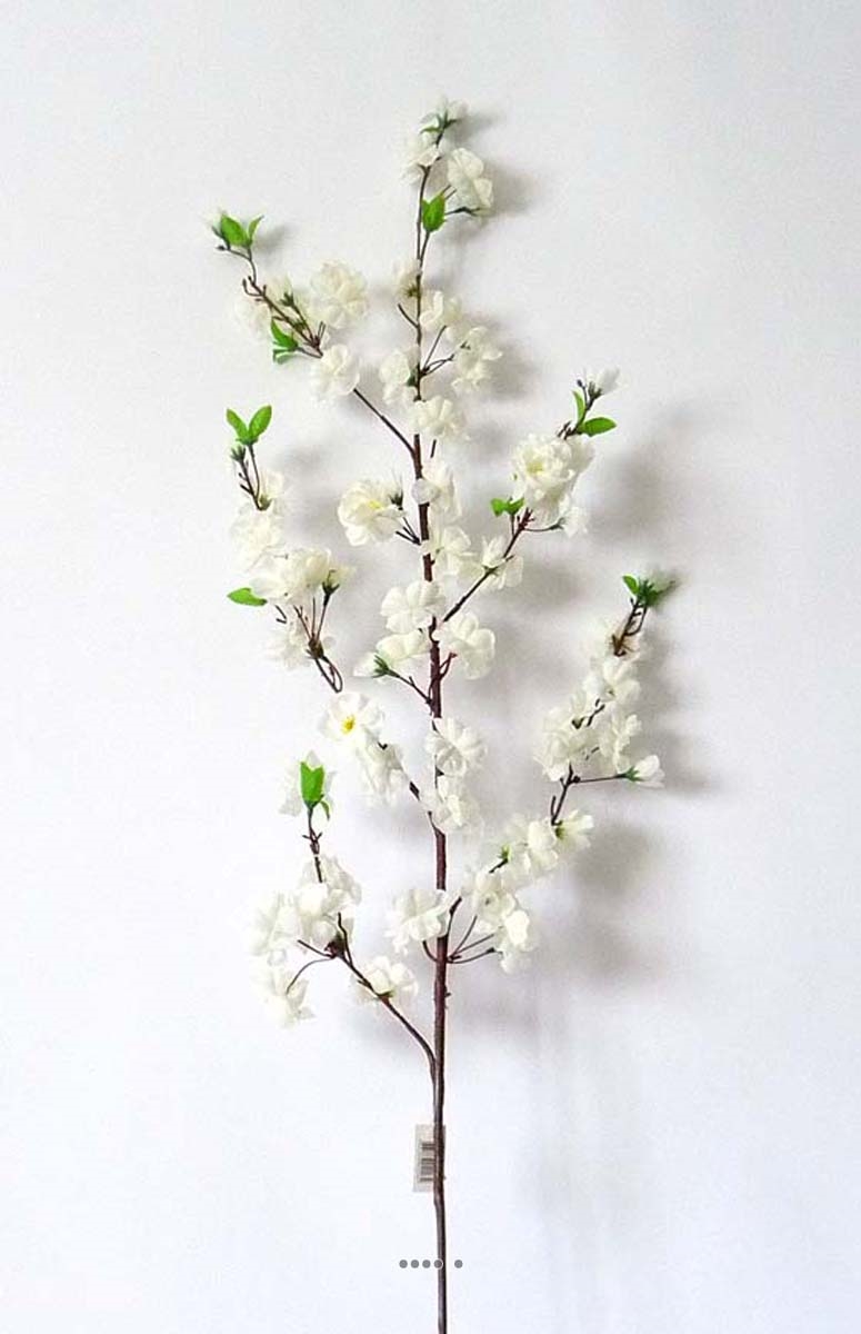 Branche de cerisier Prunus crème artificiel, ARTIFICIELLES