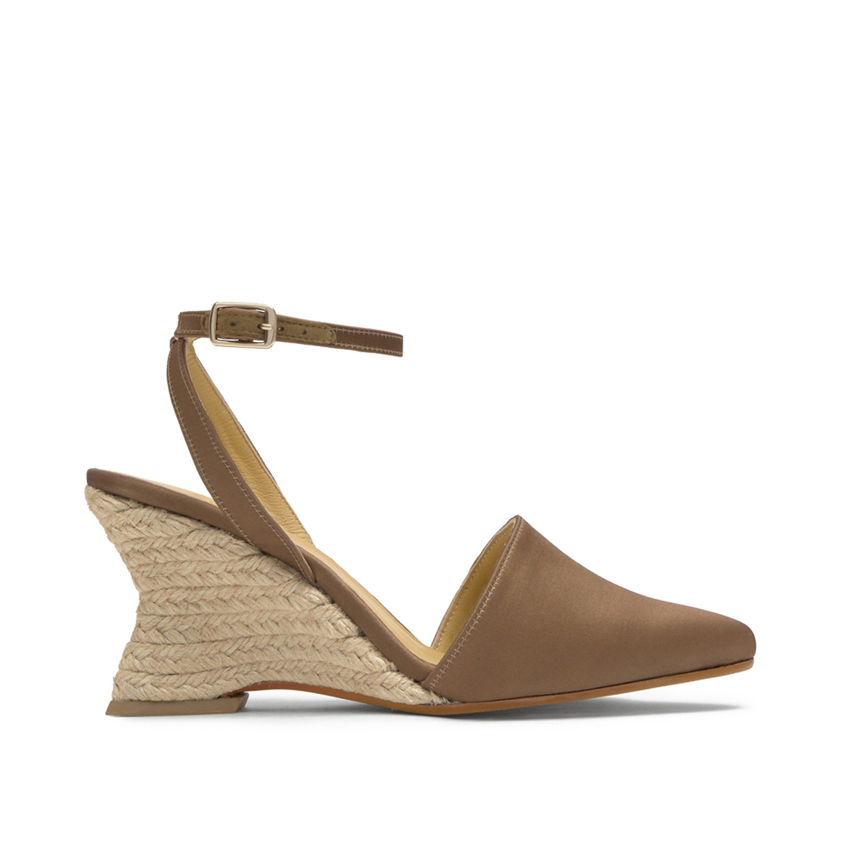 Espadrilles compensées en satin à bride JUDI, CASTANER