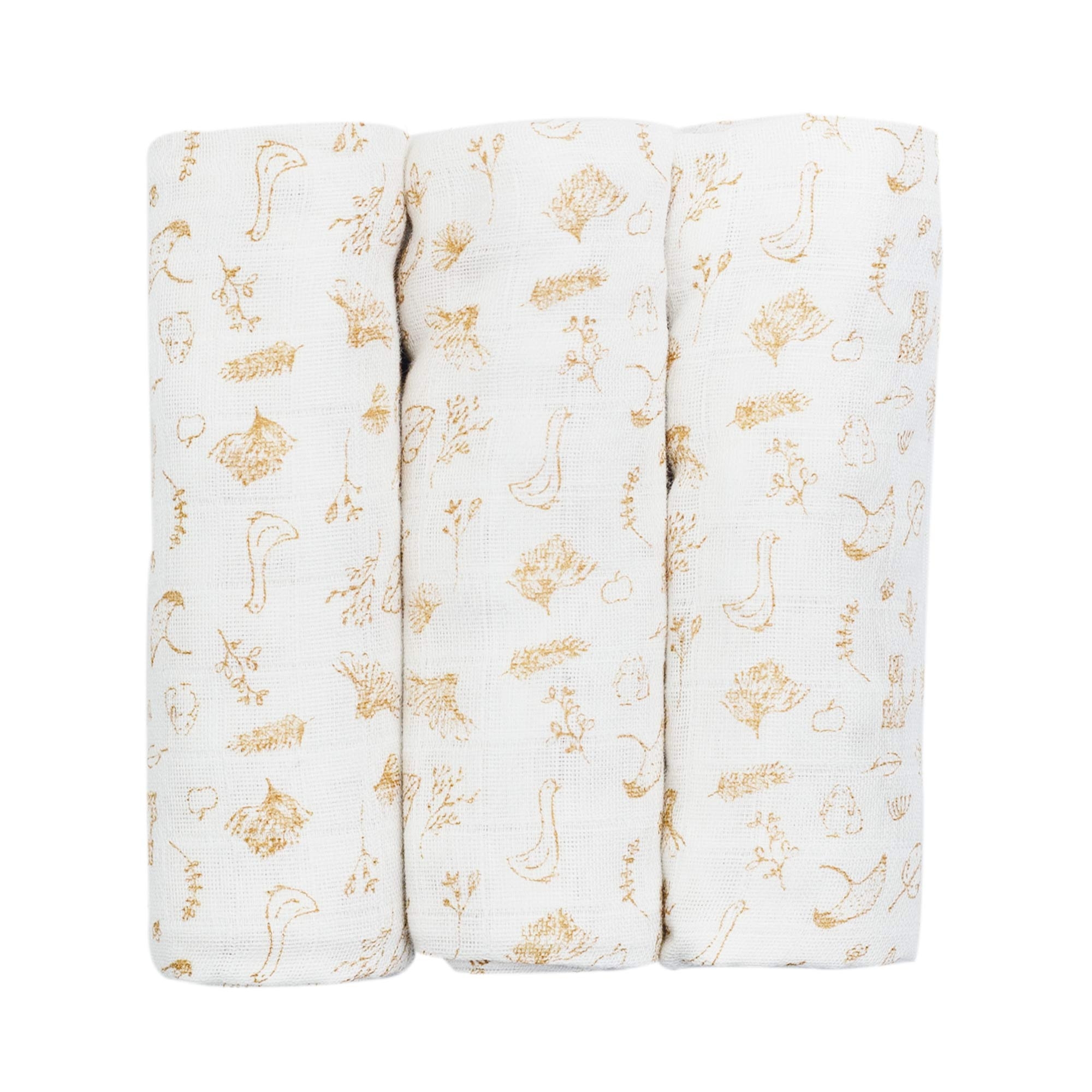 3 langes en coton 70x70cm Wonderfull, TROIS KILOS SEPT