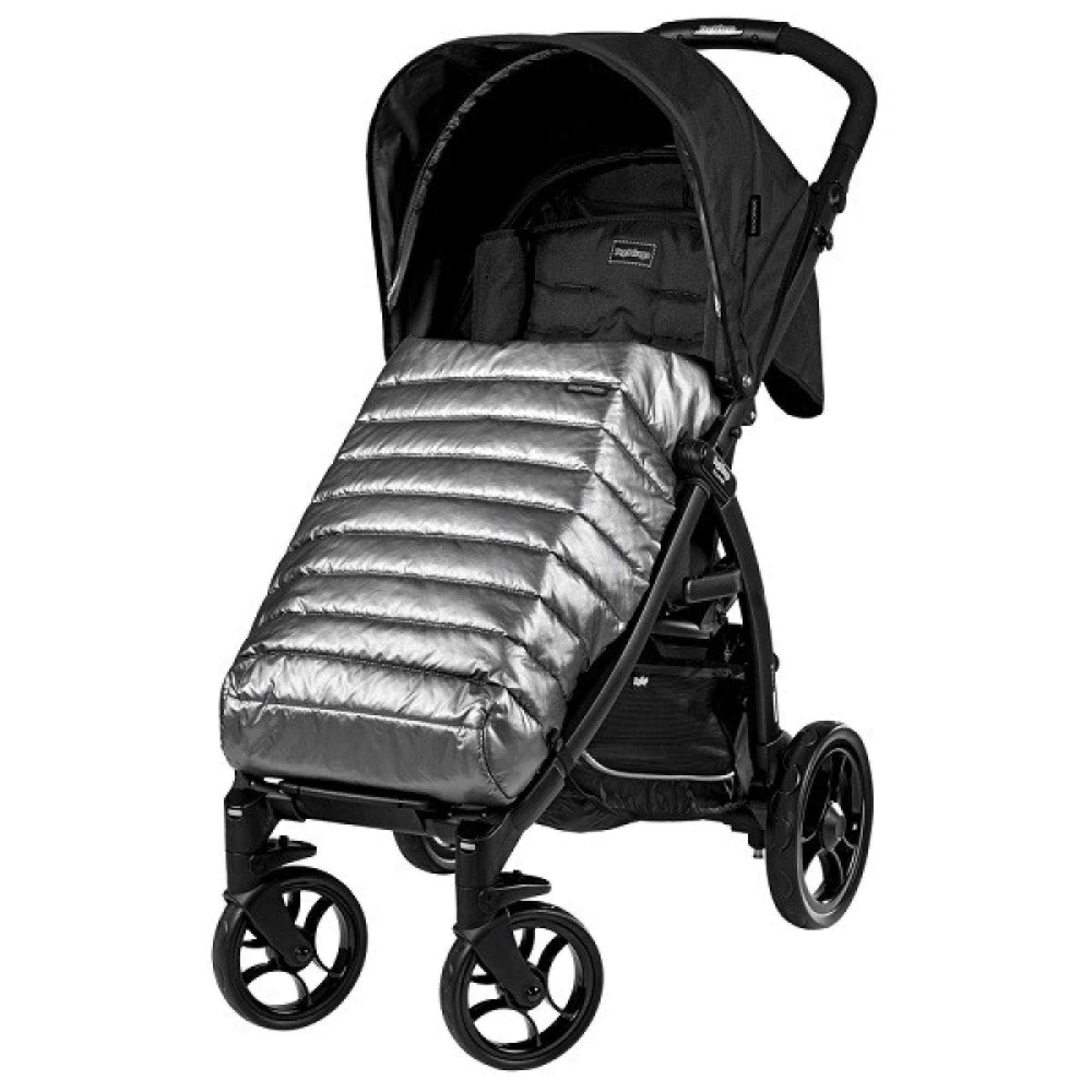 Chancelière poussette grise, PEG PEREGO