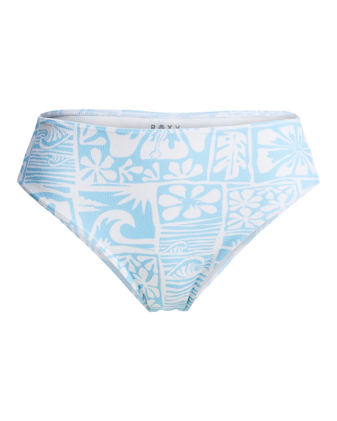 Bas de maillot de bain culotte bikini FLOWERS WAVE MID WAIST MOD., ROXY