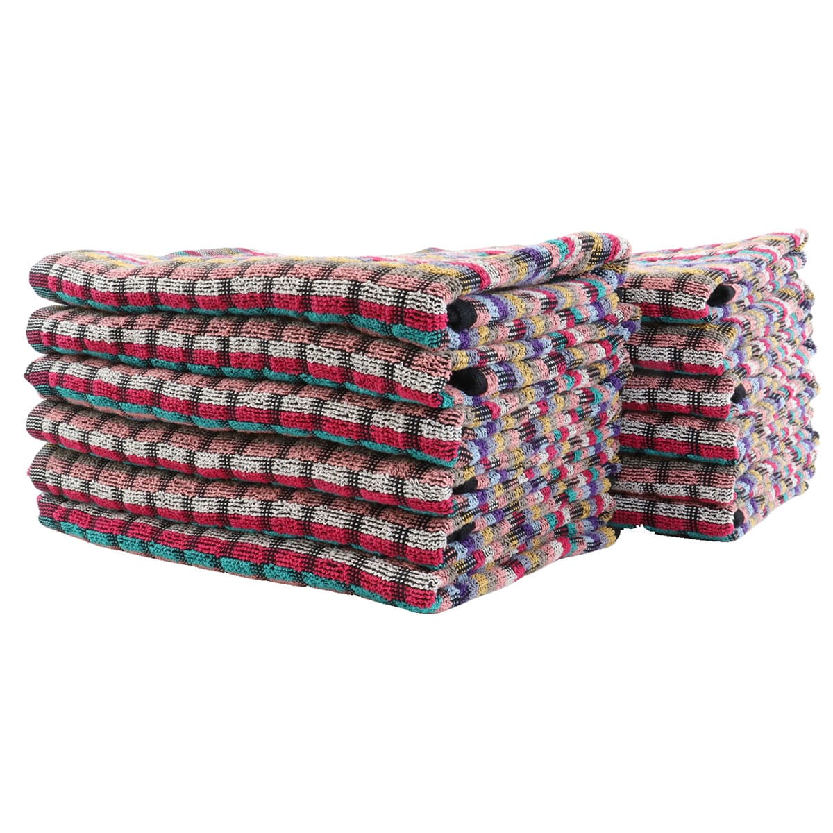 Lot de 12 torchons coton éponge MINEUR, LINANDELLE