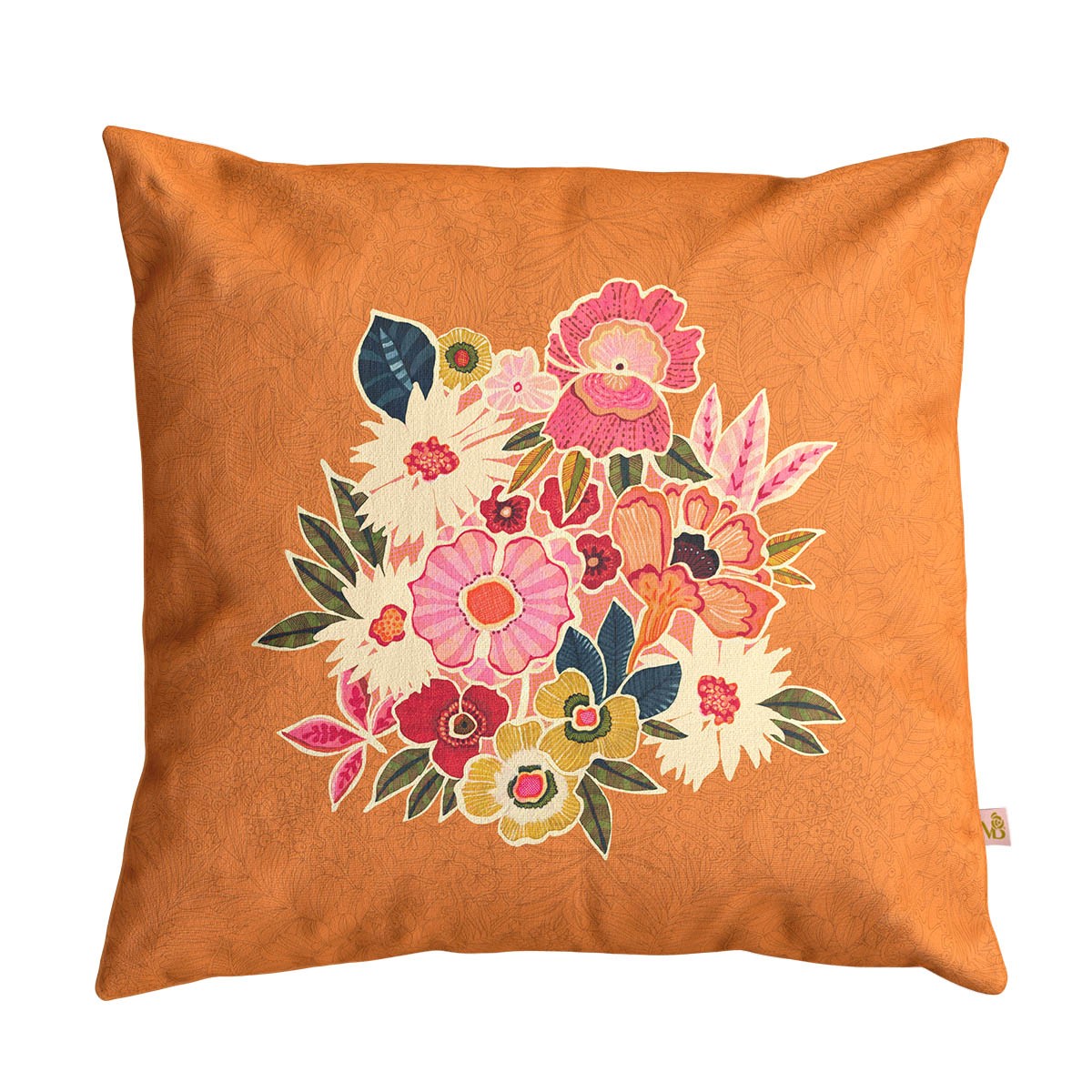 Housse de coussin extérieur, motif fleuri, KIMIKO, VENT DE BOHÈME