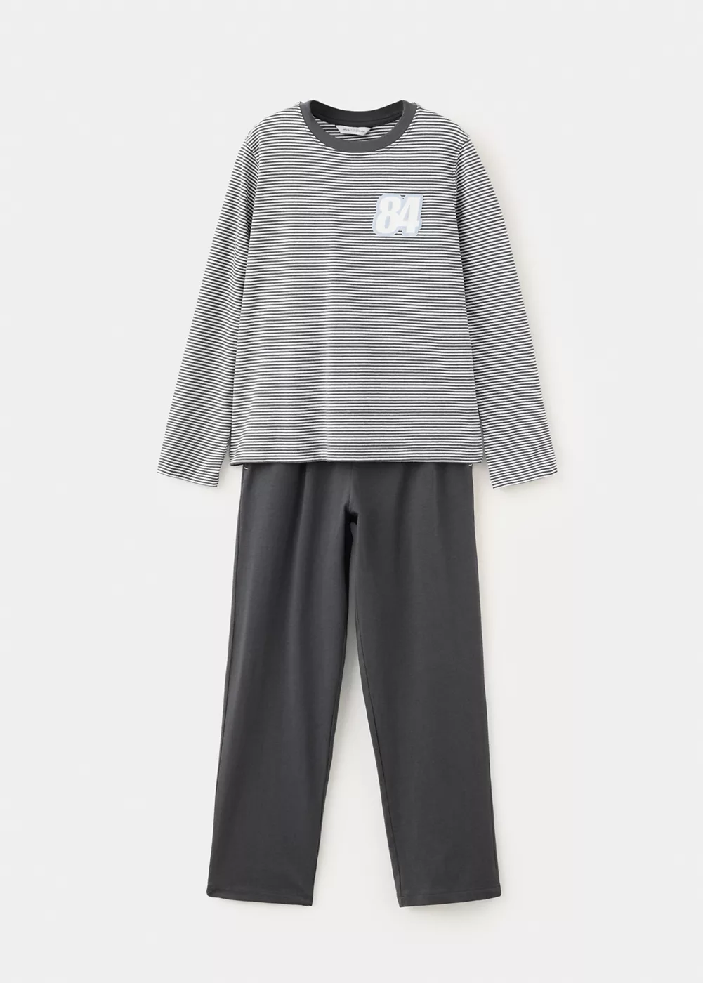 Pyjama long à rayures imprimé, MANGO KIDS