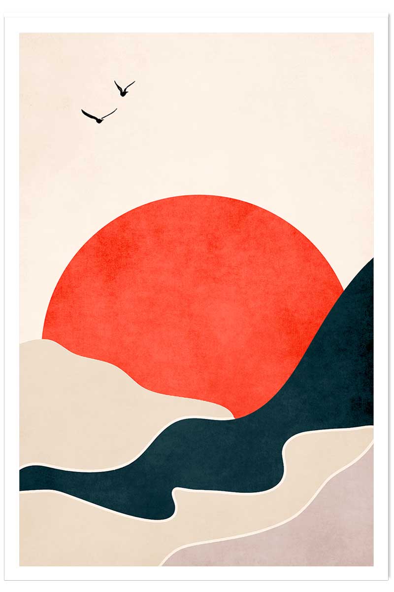Affiche ""drowning sun"", HEXOA