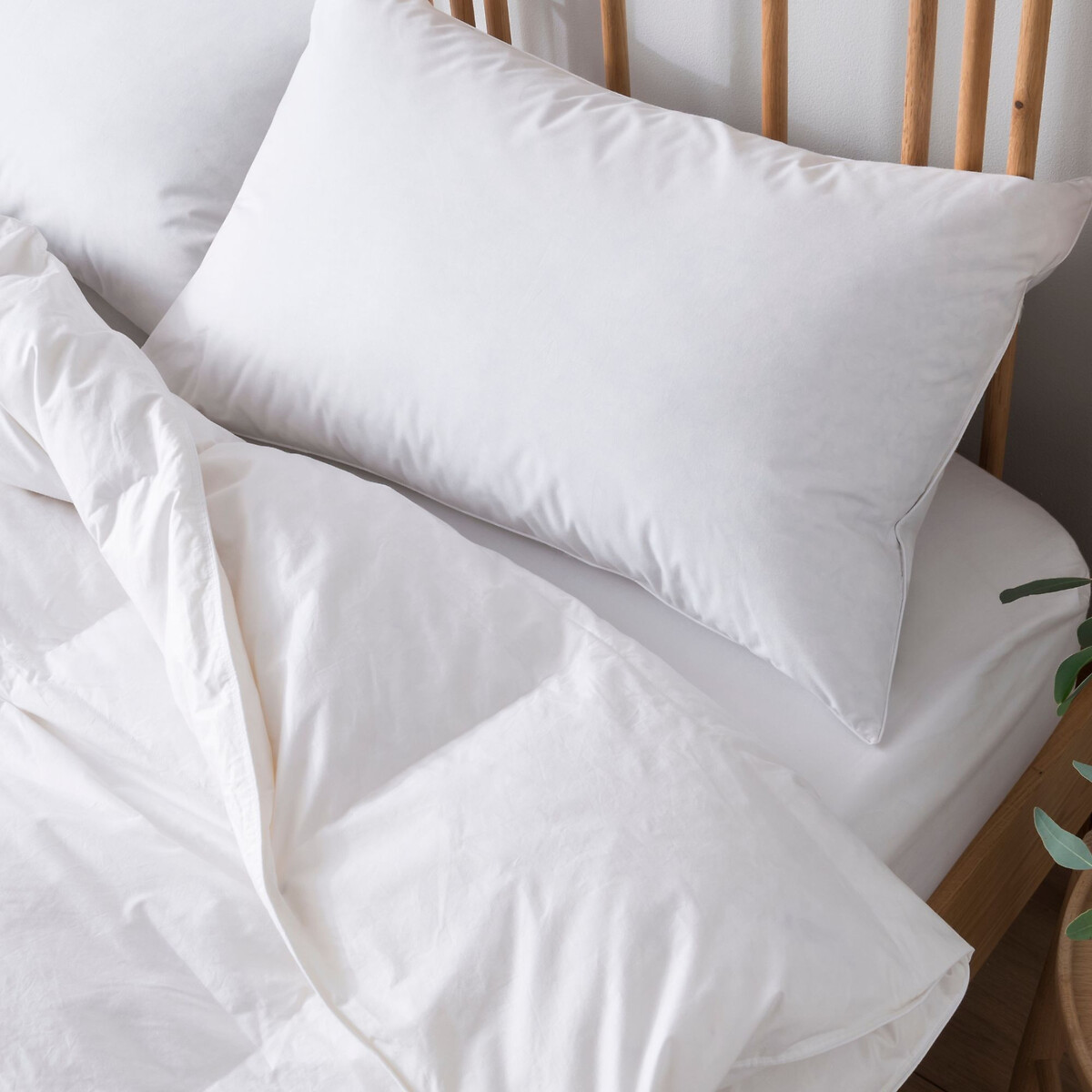 Luxury Goose Down Surround Pure Cotton Pillow, THE FINE BEDDING COMPANY