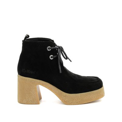 Kick Claire Ankle Boots in Suede with Heel KICKERS