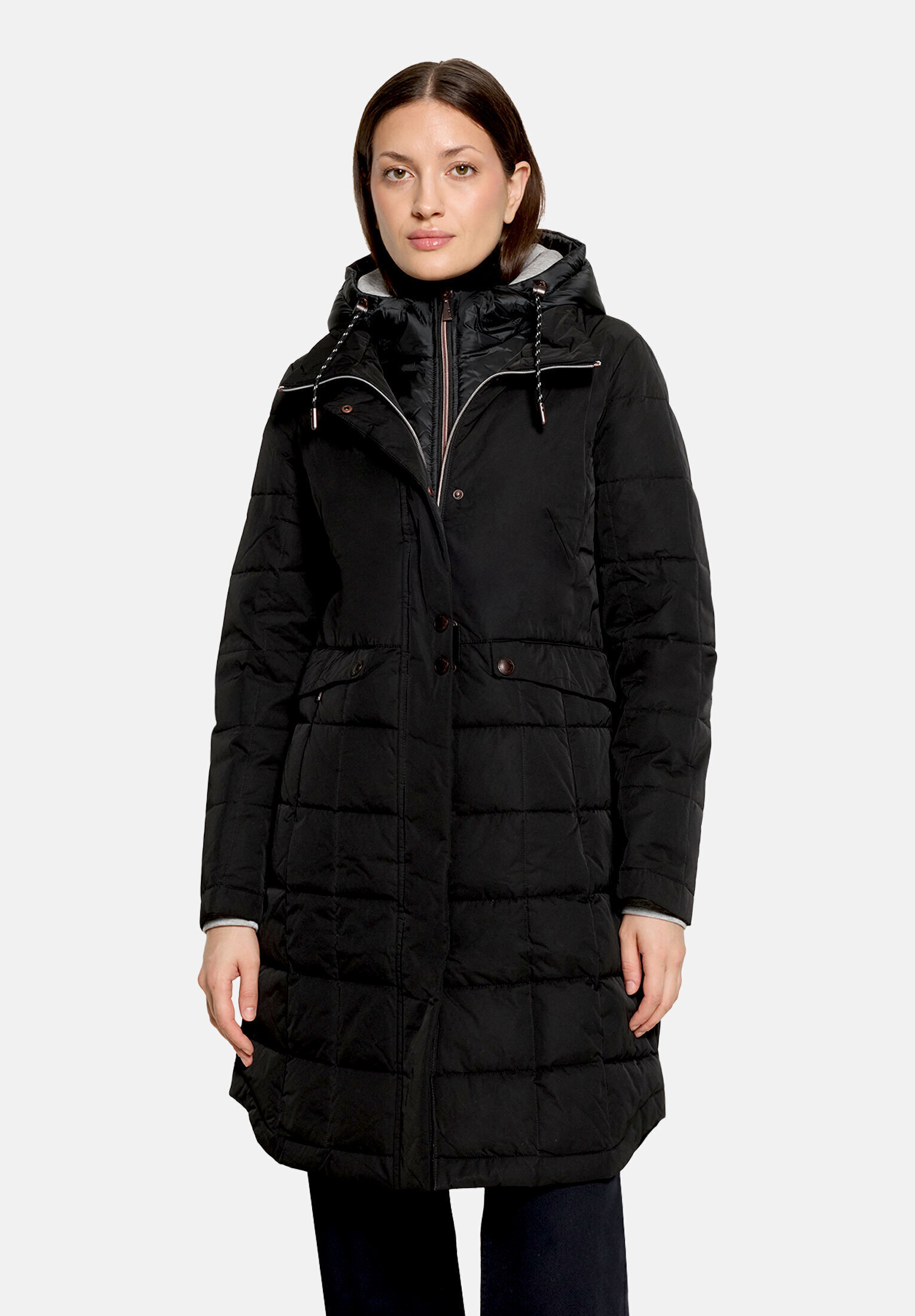 Manteau d'hiver avec partie veste sans manches amovible, GIL BRET