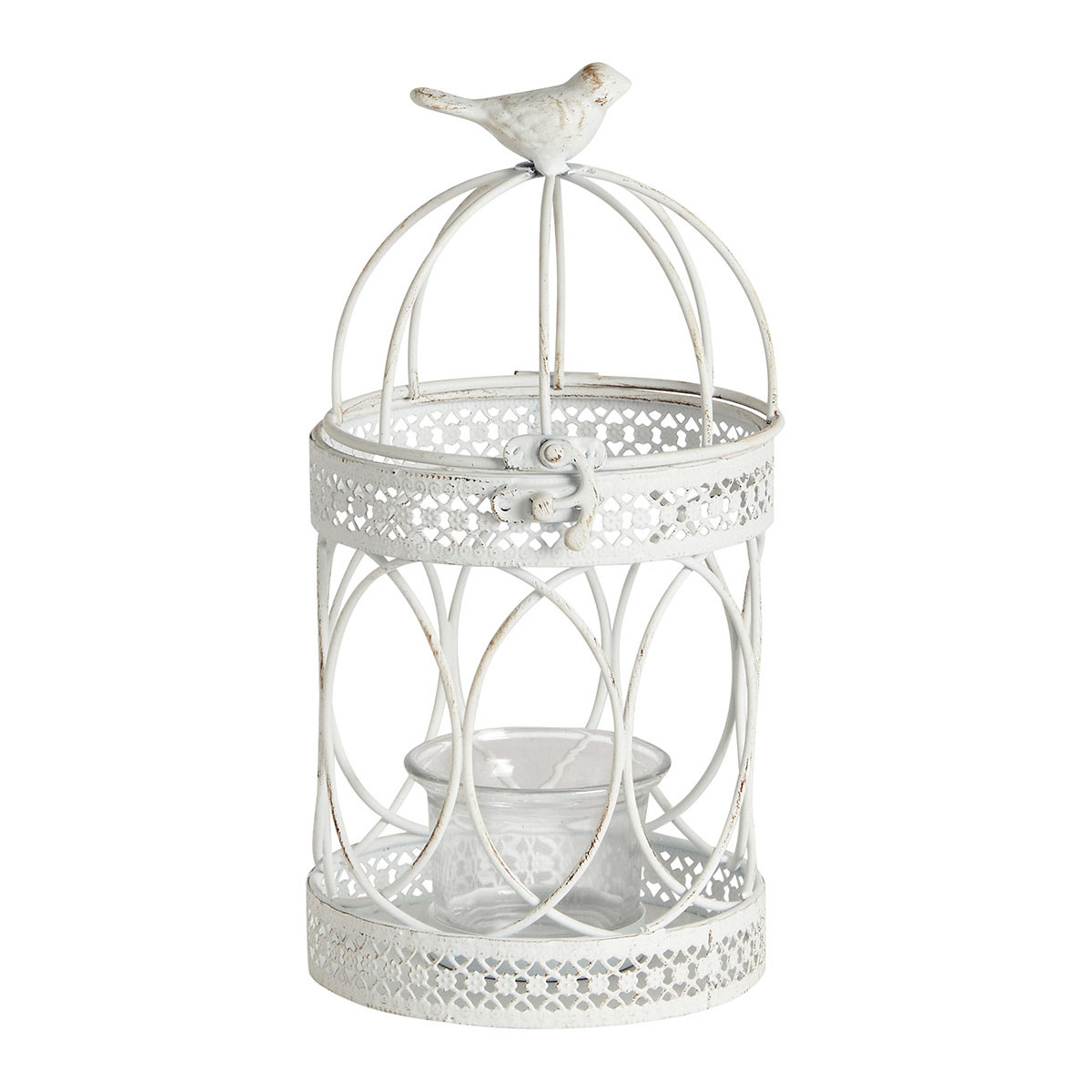 Cage à oiseaux photophore en métal, MATHILDE M