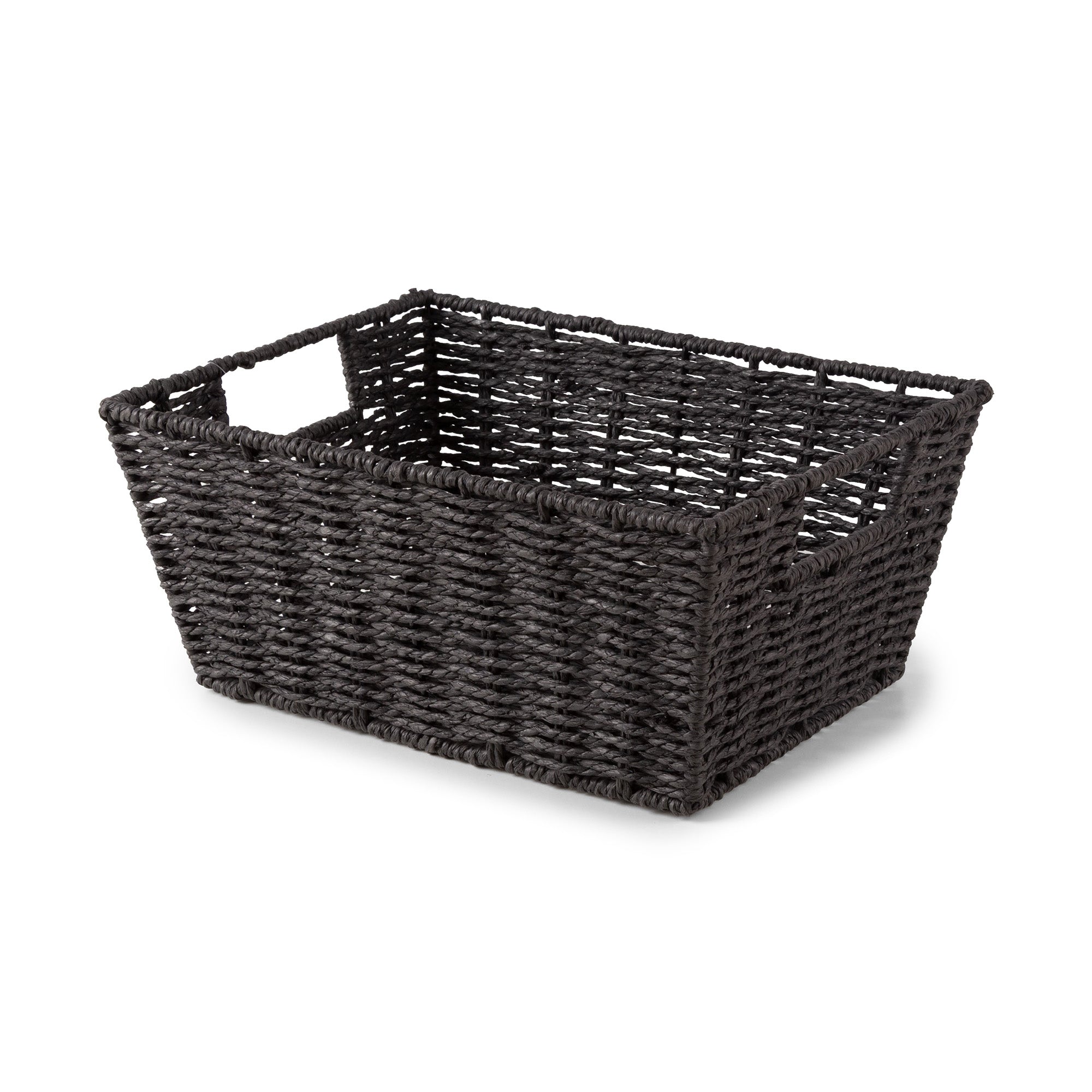 COMPACTOR - Panier de rangement papier tressé ETNA - 31 x 24 x H.14 cm - Marron, COMPACTOR