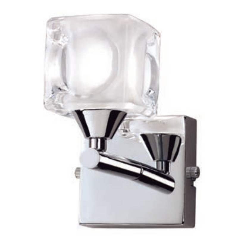 Petite applique murale Chrome Glaçon, MILLUMINE