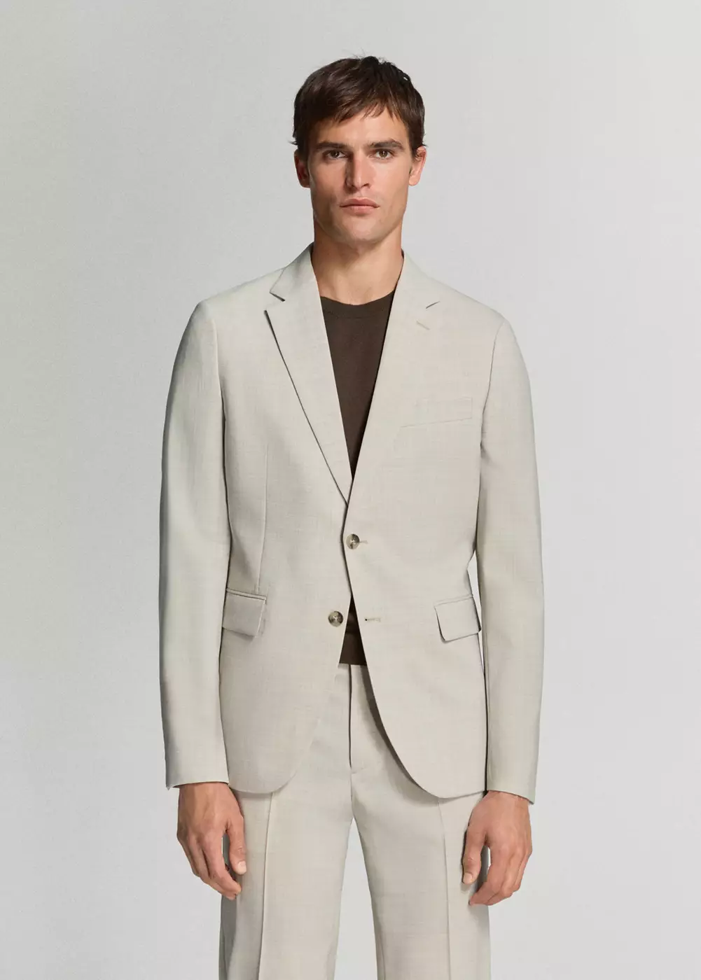 Veste costume Turin 100 % laine vierge, MANGO MAN