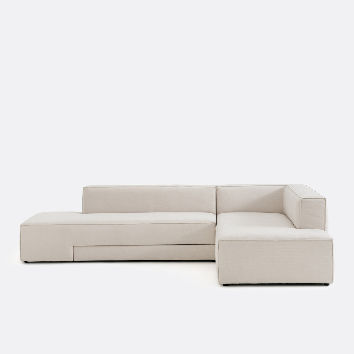 Canapé angle convertible polyester, Ginosa
