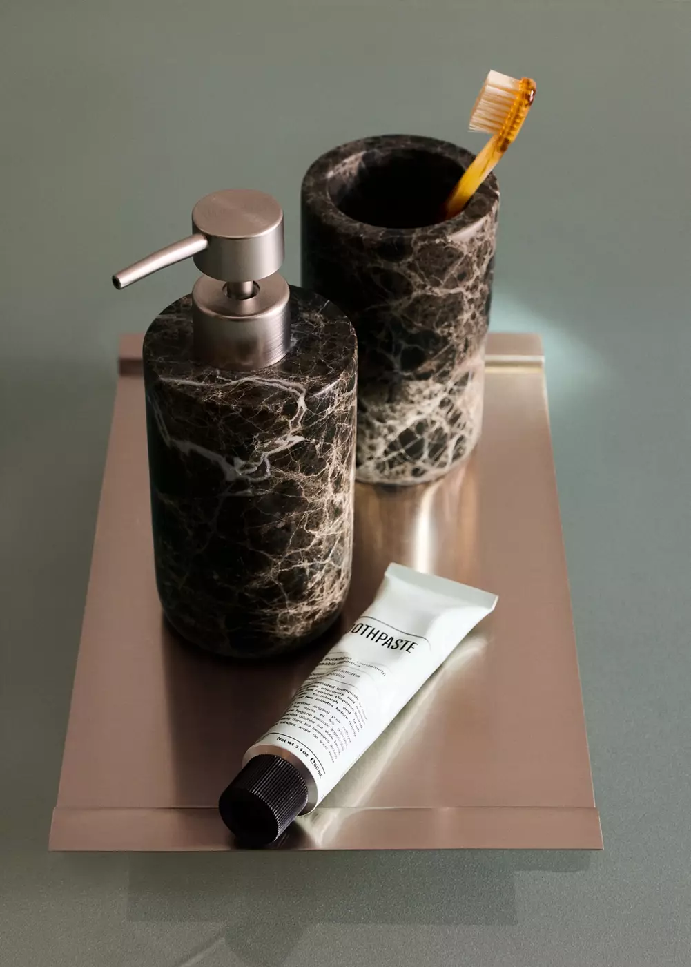Distributeur de savon marbre, MANGO HOME