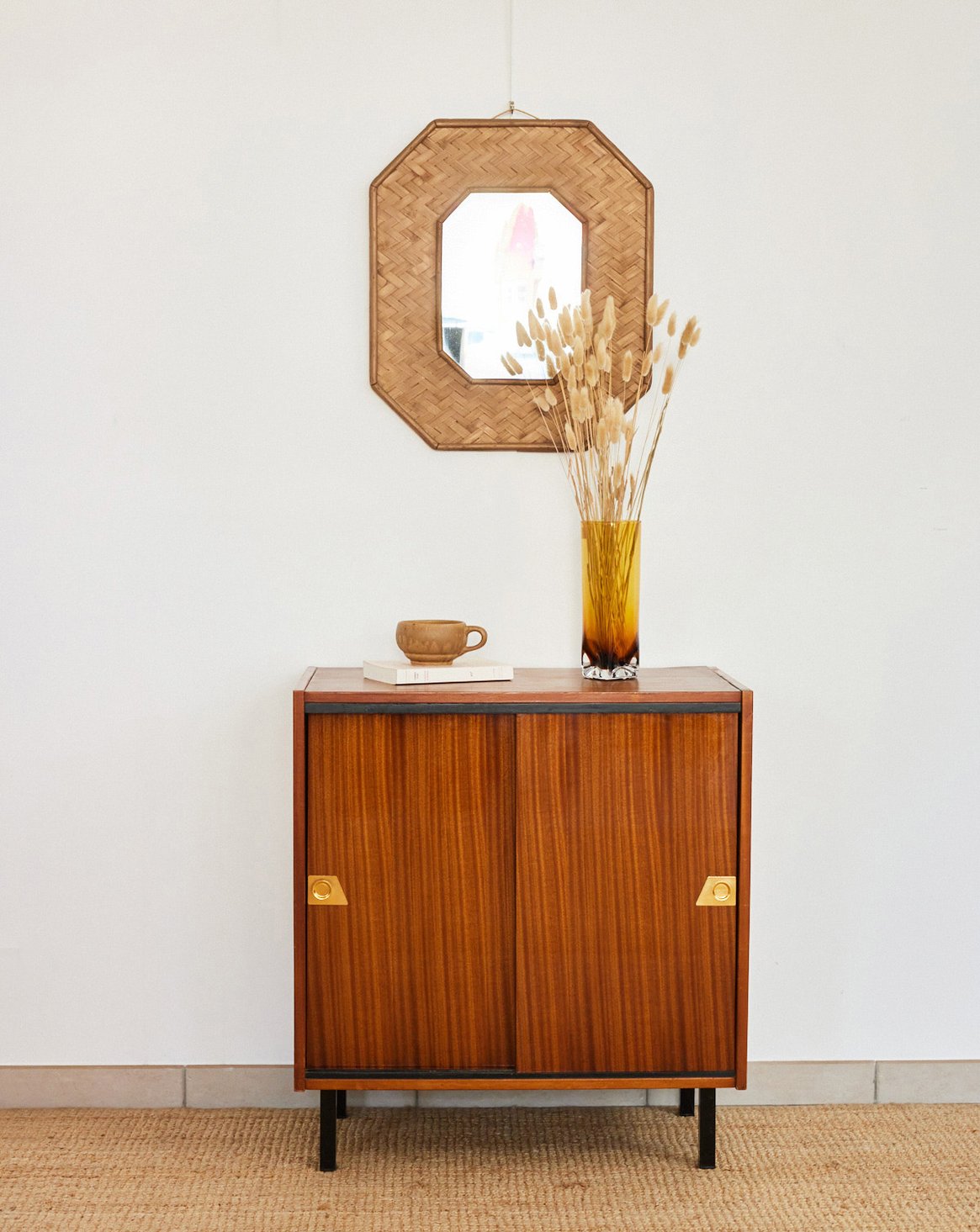 Buffet moderniste en bois Gustave N°1654 - Bon état, DEBONGOUT