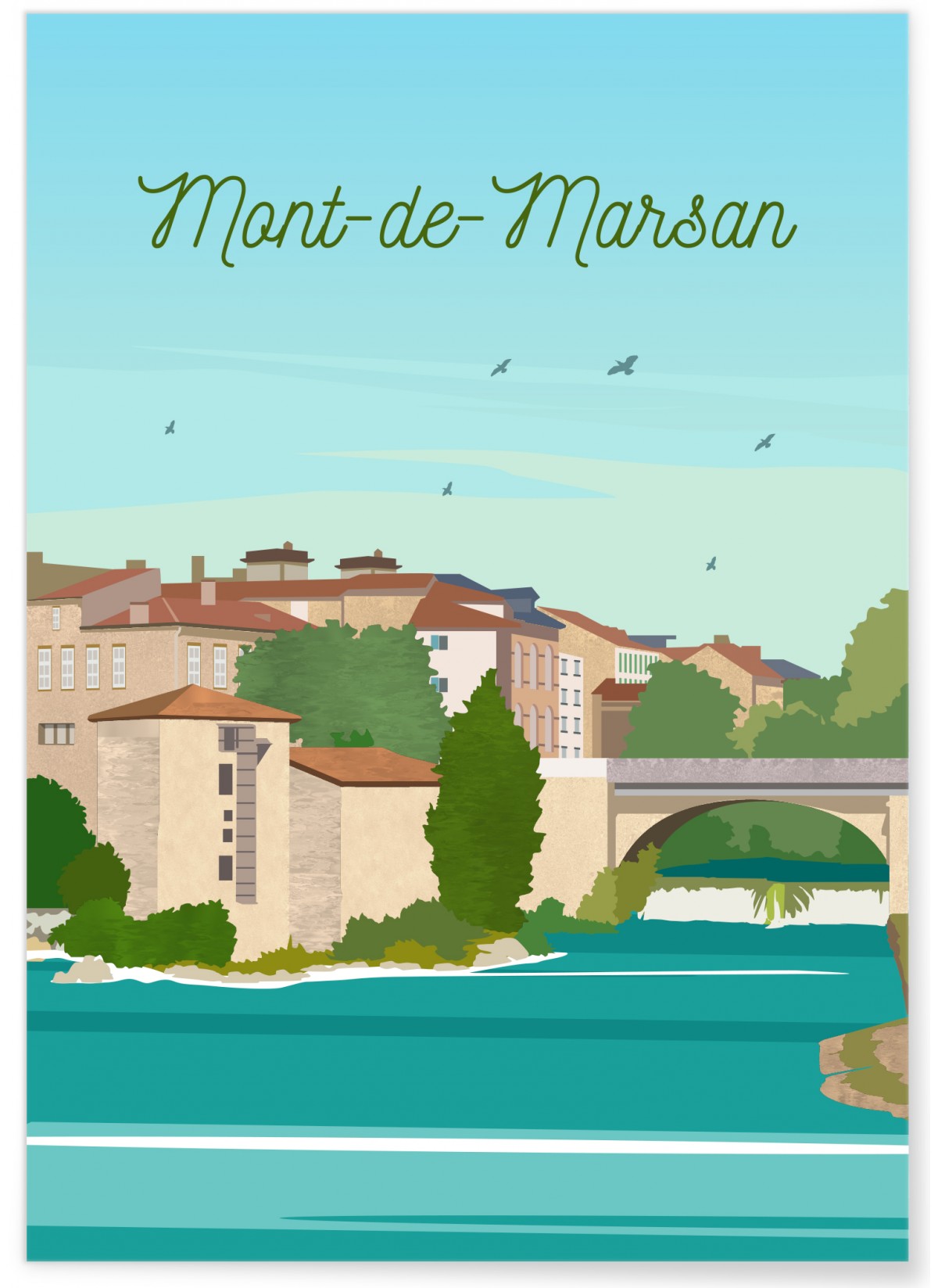 Affiche ville Mont-de-Marsan, L'AFFICHERIE