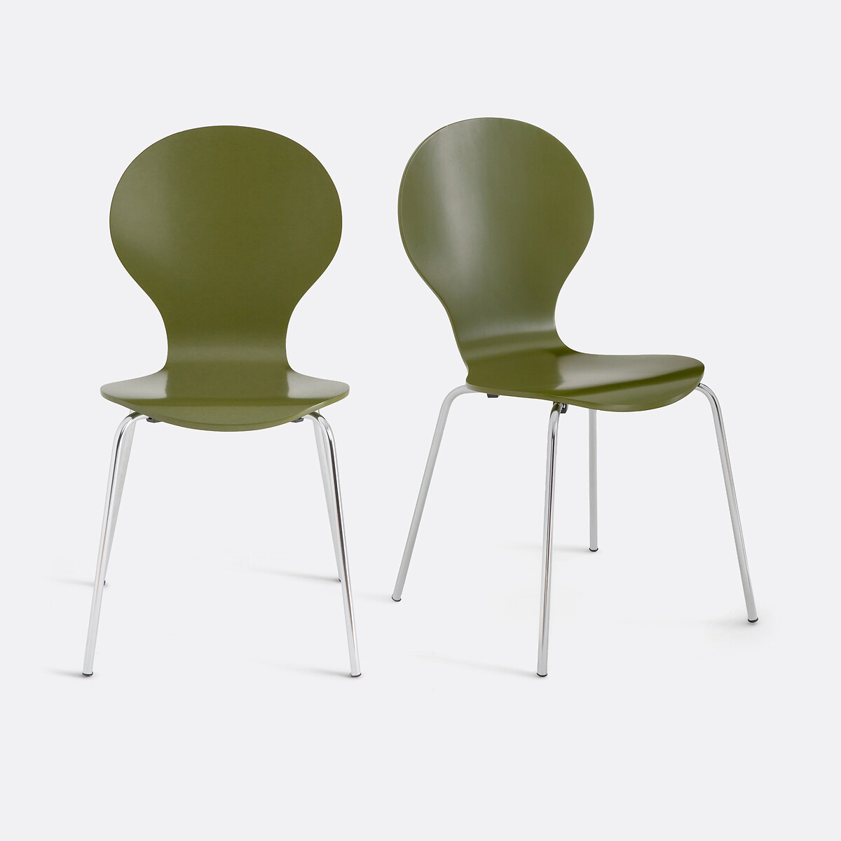 Lot de 2 chaises empilables, LENON, LA REDOUTE INTERIEURS