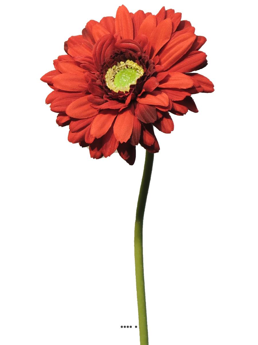 Gerbera artificiel, H 48 cm Rouge, ARTIFICIELLES