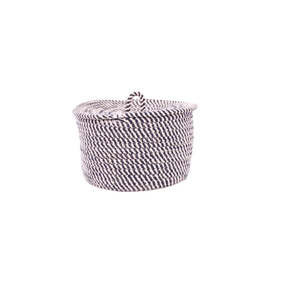 Panier rond en corde de coton 10x16cm, ORNAMI