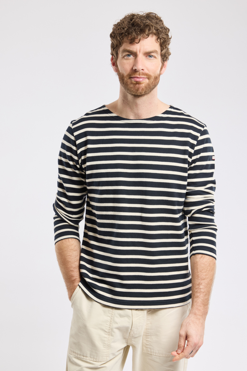 Marinière en coton équitable AVIRON, ARMOR-LUX