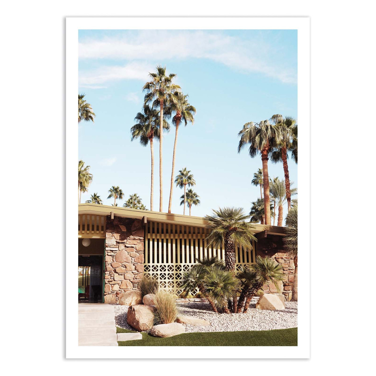 Affiche d'art - Summer days at palm Springs - Gal Design, WALL EDITIONS