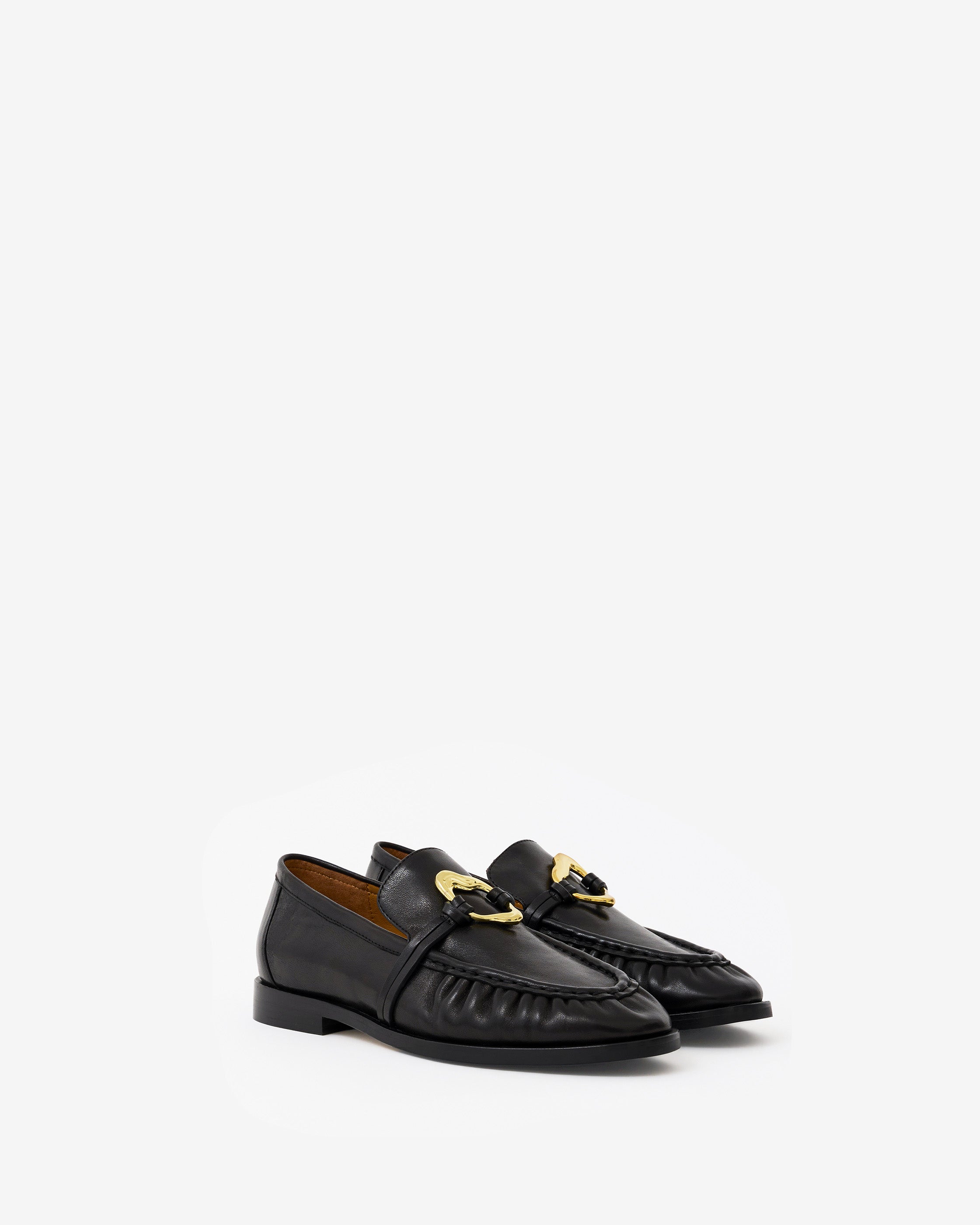 Mocassins plissés à bijou doré ORSO MELT, MI MAI