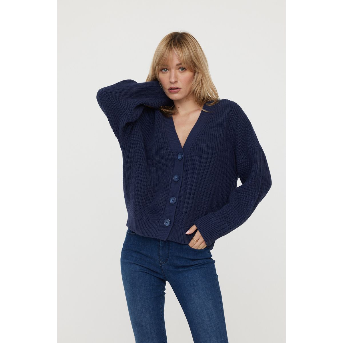 La redoute gilet discount femme bleu marine