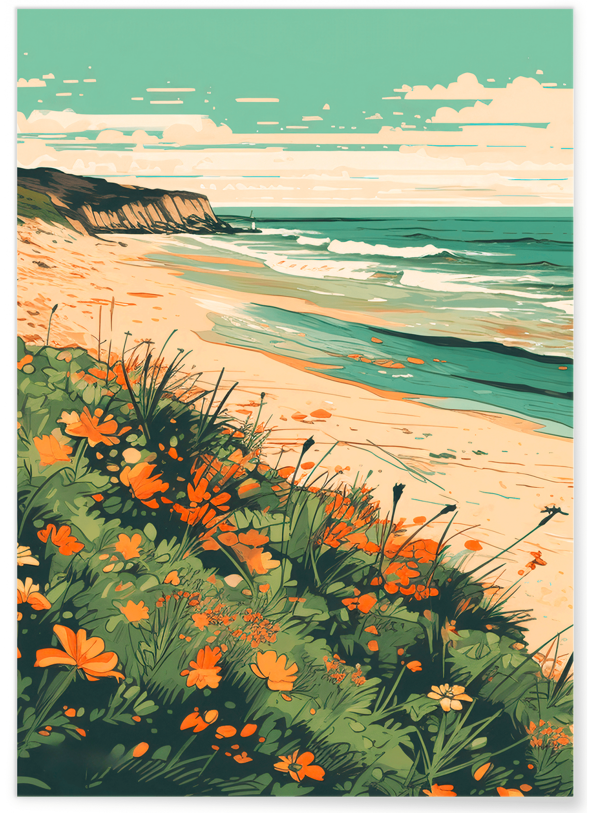 Affiche Plage, L'AFFICHERIE