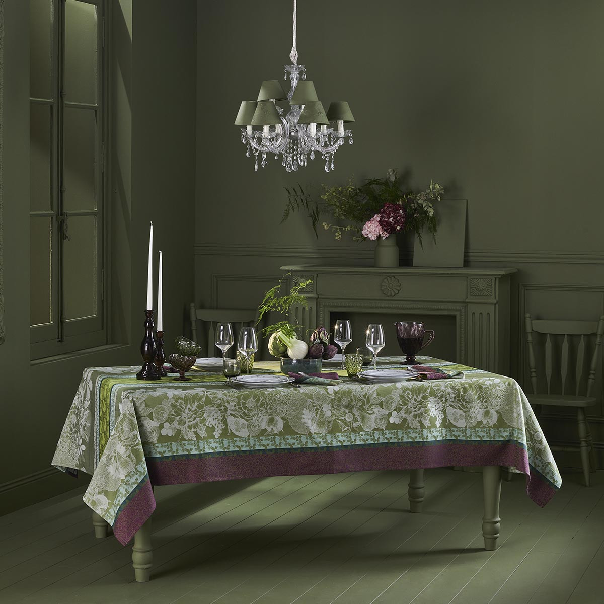 Nappe pur coton MILLE BOTANIQUE, GARNIER THIEBAUT