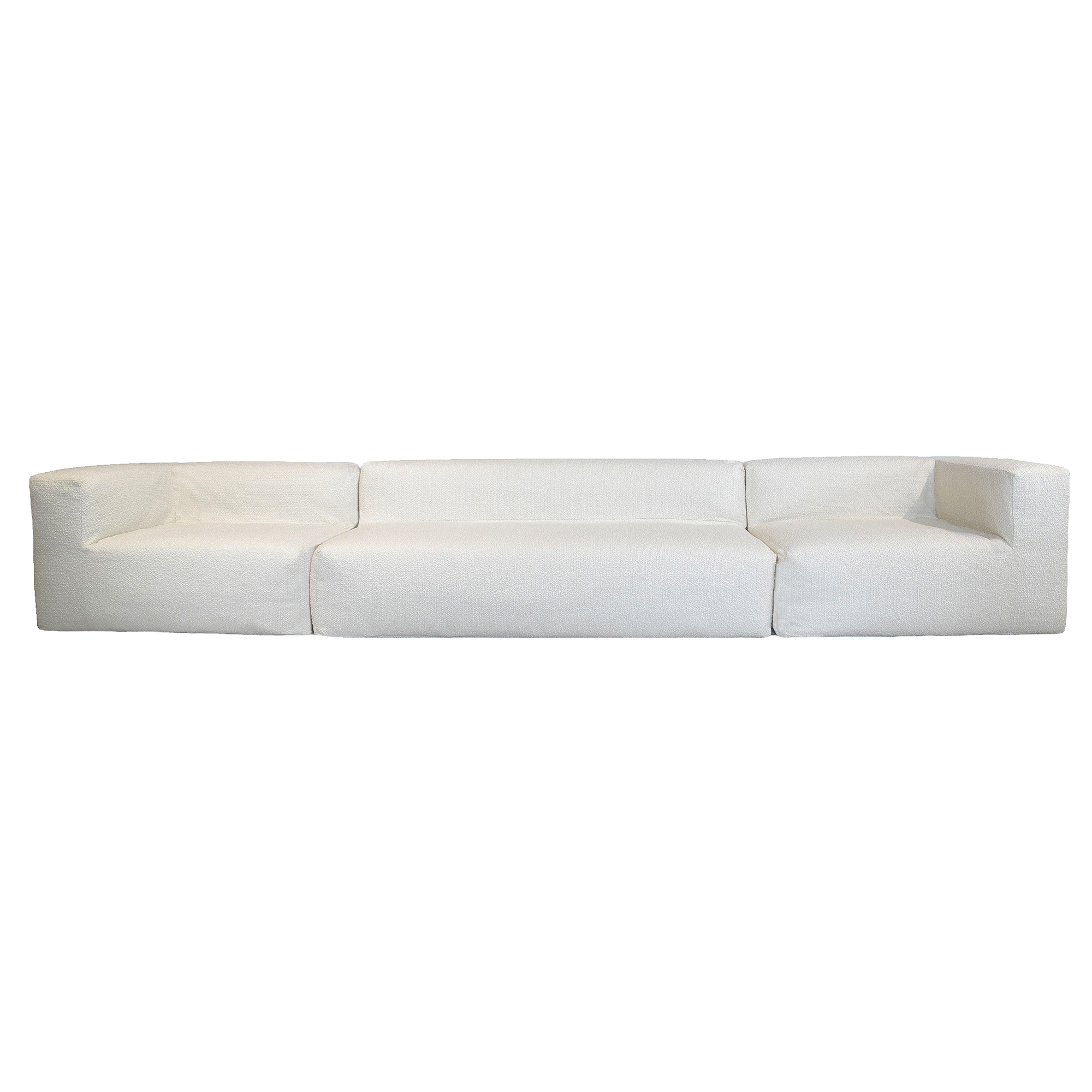 Canapé modulable en laine bouclée, déhoussable, MX HOME