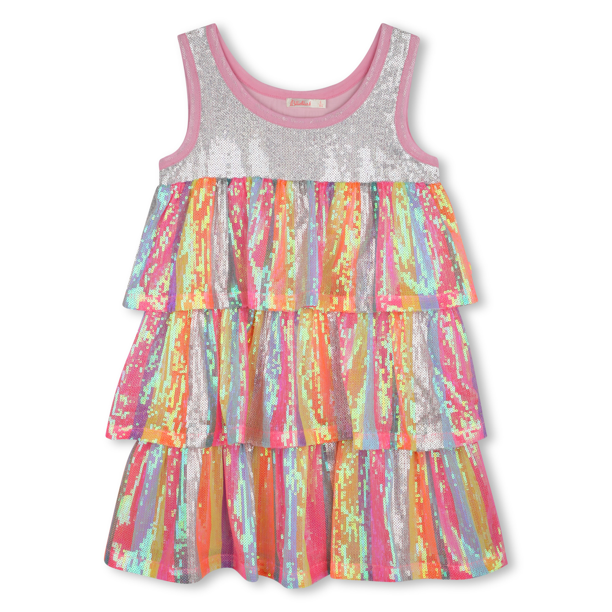 Robe à volants multicolores, BILLIEBLUSH