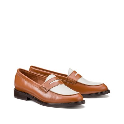 Loafers in leer, bicolor LA REDOUTE COLLECTIONS